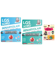 NARTEST YAYINLARI 8.SINIF LGS SORU SENARYOLARI MATEMATİK - FEN BİLİMLERİ LGS ÇIKMIŞ VE BENZER SORULA