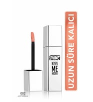 Shine Kiss Me More Uzun Süre Kalıcı  Parlak Bitişli Likit Ruj - 002 Marmalade (Gül Kurusu)