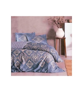 Volanlı % 100 Pamuk Saten 2'li Yastık Kılıfı 50x70 Cm