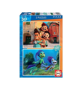 Educa Çocuk Puzzle 2X100 Parça Luca Disney 19181