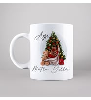 Mutlu Yıllar & Merry Christmas Yılbaşı Tasarımlı Kupa Kişiye Özel