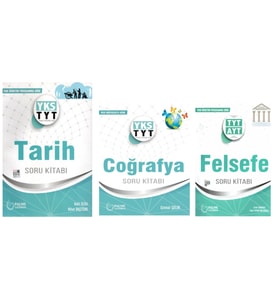 PALME YAYINEVİ TYT TARİH - COĞRAFYA - FELSEFE SORU KİTABI