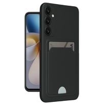 Galaxy A16 5G Kılıf Kelvin Kartvizitli Silikon - Siyah