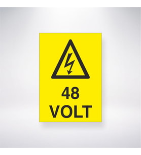 48 Volt 21x28 Arkası Yapışkanlı Levha