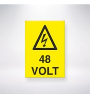 48 Volt 21x28 Arkası Yapışkanlı Levha