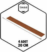 Lexroo YEDEK TEL + TEFLON POŞET AĞZI YAPIŞTIRMA KAPATMA MAKİNESİ İÇİN 4'ER ADET (20cm)
