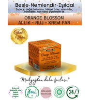 Orange Blossom Lip-Cheek-Eye ‘Tint’ Doğal İçerikli Çok Amaçlı Allık, Ruj, Göz Farı