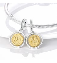Harry Potter Platform 9 3/4 Peron Charm  925 Ayar Gümüş