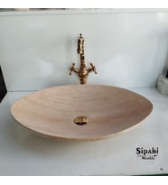 Traverten Kayık Lavabo