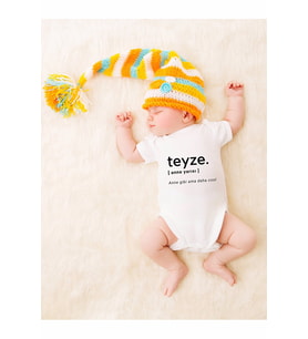 Unisex Bebek Teyze Baskılı Body Zıbın