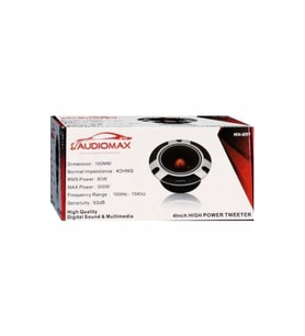 Audiomax mx-257 Araç Dome Tweeter Amfi Uyumlu Profesyonel Twetter 500w 80rms