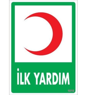 İlk Yardım Dolabı Levhası 25x35 KOD:1015
