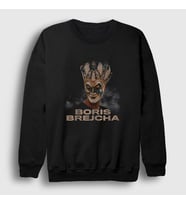 Presmono Unisex Siyah Venetian Dj Boris Brejcha Sweatshirt 500017tt