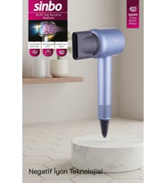 Sinbo Shd-1714 Bldc Negatif İyonlu Profesyonel Saç Kurutma Makinesi Buz Mavi