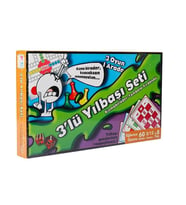FULL YILBAŞI OYUNU SETİ TOMBALA FIRDÖNDÜ KIZMA BİRADER 3LÜ SET YILBAŞI KUTU OYUNLARI AİLE OYUNLARI
