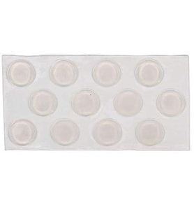 Kaydırmaz Silikon Cam Altlık 18 mm (Renksiz)
