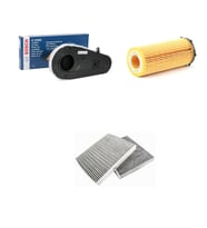 Bosch Filtre Bakım Seti BMW 7 SERİSİ 740 Dizel 2008-2015 Hava + Yağ F. + Polen Filtre Bosch