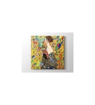 Gustav Klimt - Lady With Fan Tablo 50 X 70 Cm