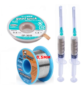 Mechanic Lehim Teli 63sn/37pb Uyumlu Flux %1-3 40gr 05mm Cp35153,5 Se1