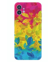 Nothing Phone 2 Kılıf Silikon Desen Özel Seri Yapraklar 1634