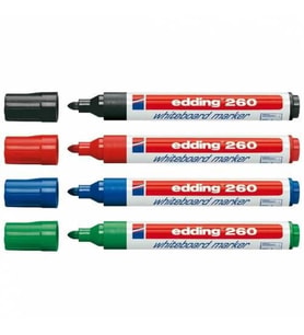 Edding 260 Silinebilir Yazı Tahtası Kalemi Board Marker 4 Renk