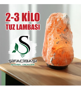 ŞİFACIBAŞI Himalaya Tuz Lambası 2 3 Kilo Kablo+Ampul Seti