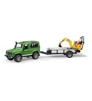 Bruder Oyuncak Land Rover Arazi Aracı Jcb Mini Kazıcı BR02593