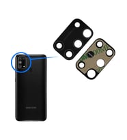Samsung Galaxy M31 Uyumlu Arka Kamera Camı Lens Yapışkanlı