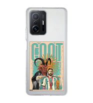 Redmi Mi 11T/Mi 11T Pro Uyumlu Lionel Messi Desenli Şeffaf Telefon Kılıfı