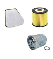 Bosch Filtre Bakım Seti Toyota Auris 1.4 D 4D Dizel 2009-2012 Hava + Yağ f. + Yakıt Filtre Bosch