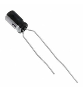 1uF 25v Elektrolitik Kondansatör 5x12mm - 10 Adet