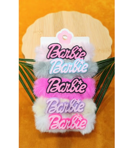 Monalisa Home Lüks Barbie Figürlü Renkli Lastik Toka
