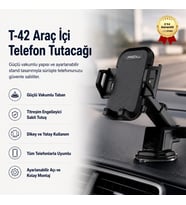 Araç İçi Telefon Tutacağı Vakumlu Sabit Stand Güçlü Tutuculu Kayıp Önleyici Aparat Tutucu