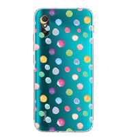 PrintiFy Xiaomi Redmi 9A ile Uyumlu Water Color 6  Kamera Korumalı Şeffaf  Kılıf