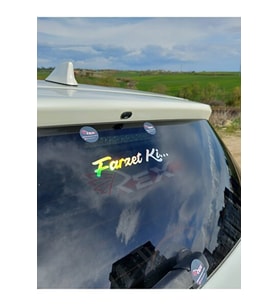 farzet kiHologram Oto Sticker
