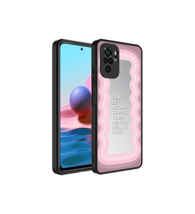 Xiaomi Redmi Note 10 Uyumlu Kılıf Aynalı Desenli Kamera Korumalı Parlak Zore Mirror Kapak