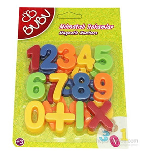 Bu-Bu 25 Parça Mıknatıslı Rakamlar Bubu00083
