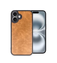 Apple iPhone 16 Plus Kılıf Aras Deri Kapak - Taba