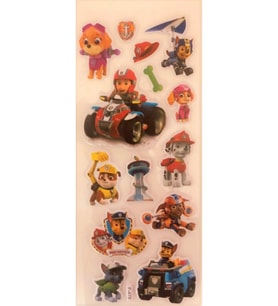 Paw Patrol Karakterleri 3 set sticker Chase, Marshall, Zuma, Skye, Rubble, Rocky