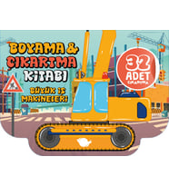 Büyük İş Makineleri Boyama ve Çıkartma Kitabı
