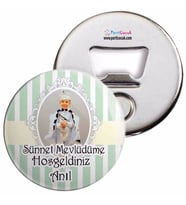 Sünnet Parti Seti Mint Yeşili Konsept Açacaklı Magnet