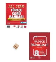Newton LGS 2027 8. Sınıf All Star Türkçe ve Sadece Paragraf Soru Bankası + Telefon Standı