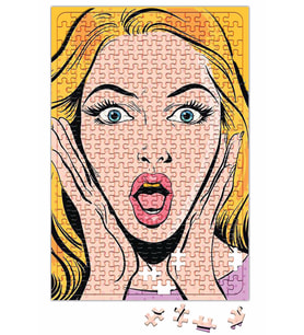 Vintage Girl Puzzle 240 Parça Yapboz