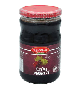 Kardeşler Üzüm Pekmezi (%100 Üzüm) Cam Kavanoz 600 G