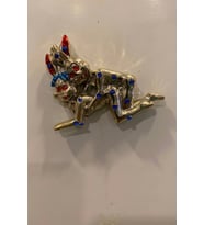 Magnet Playboy Tavşan Eroti k Figürlü Taşlı Metal Mıknatıs Magnet 1 (Gold)
