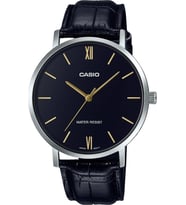 CASIO MTP-VT01L-1BUDF SİYAH DERİ KORDON ERKEK KOL SAATİ
