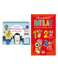 Becerikli Kaşifler Cırt Cırtlı Robotik Kodlamaya Giriş Aktivite Kitabım ve Bıcırık Eğlenceli Sayılar Seti 2 Kitap
