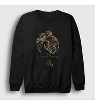 Presmono Unisex Siyah Aemond Targaryen House Of The Dragon Sweatshirt 478890tt