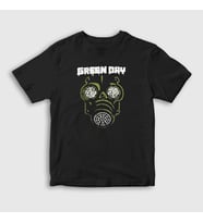 Presmono Unisex Çocuk Siyah Gas Green Day T-Shirt 402372tt