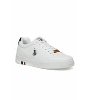 U.S. Polo Assn. Noah Günlük Erkek Dikişli Spor Sneaker Ayakkabı (Beyaz)